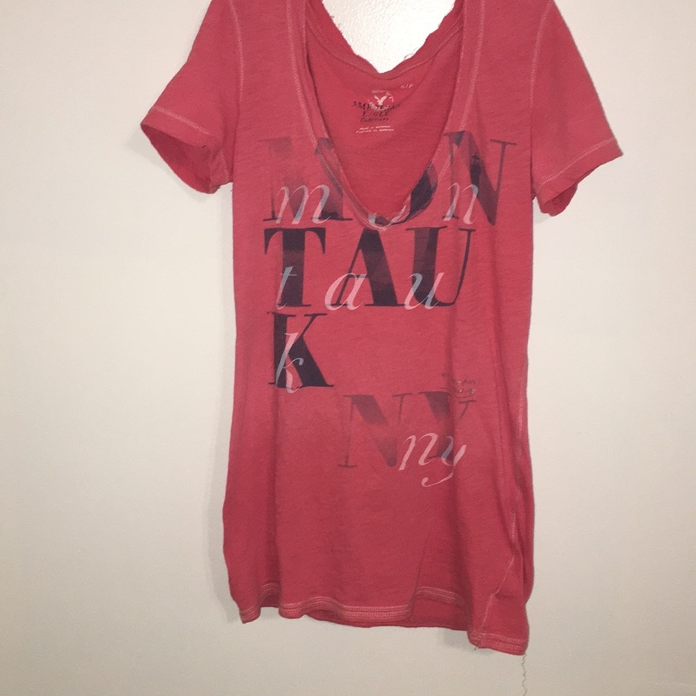 Pink American eagle T-shirt
